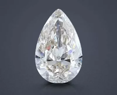9.01ct J VVS2 Rare Carat Ideal Cut Pear Diamond
