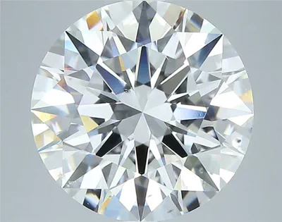 4.12ct E SI1 Rare Carat Ideal Cut Round Diamond