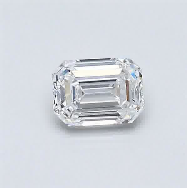 0.41ct E SI1 Rare Carat Ideal Cut Emerald Diamond