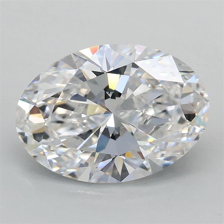 2.04ct D VVS2 Rare Carat Ideal Cut Oval Lab Grown Diamond