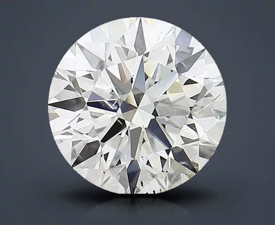 4.00ct I SI2 Rare Carat Ideal Cut Round Diamond