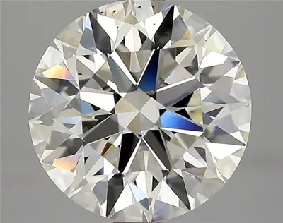 2.71ct J VS2 Rare Carat Ideal Cut Round Diamond
