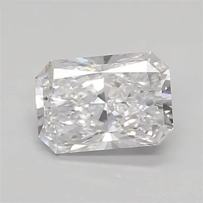 0.63ct D VVS2 Very Good Cut Radiant Lab Grown Diamond