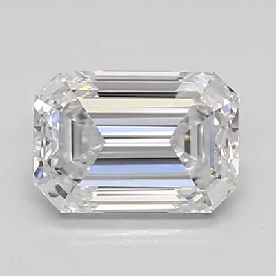 0.77ct D VVS2 Rare Carat Ideal Cut Emerald Lab Grown Diamond