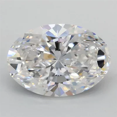 3.09ct E VS1 Rare Carat Ideal Cut Oval Lab Grown Diamond
