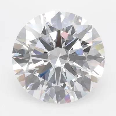 3.10ct E VS1 Rare Carat Ideal Cut Round Lab Grown Diamond