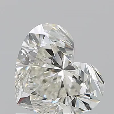 1.01ct J SI1 Rare Carat Ideal Cut Heart Diamond