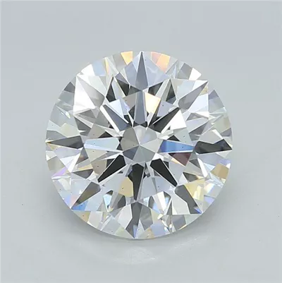 3.03ct E VS2 Rare Carat Ideal Cut Round Lab Grown Diamond