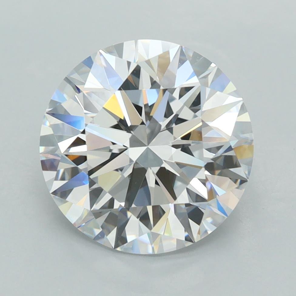 3.50ct E FL Rare Carat Ideal Cut Round Lab Grown Diamond