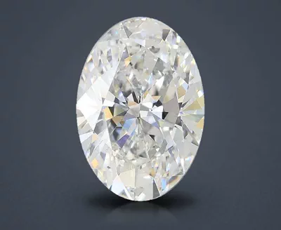 2.03ct D VS2 Rare Carat Ideal Cut Oval Lab Grown Diamond