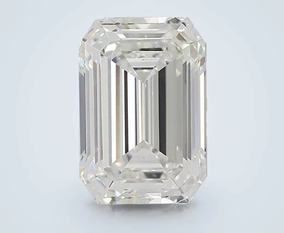 4.56ct F VS1 Rare Carat Ideal Cut Emerald Lab Grown Diamond