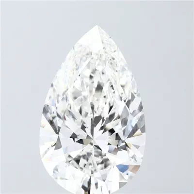 12.09ct F VVS2 Rare Carat Ideal Cut Pear Lab Grown Diamond