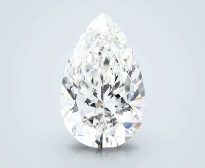 12.09ct F VVS2 Rare Carat Ideal Cut Pear Lab Grown Diamond