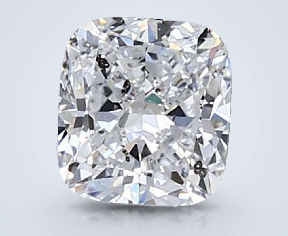 0.90ct D SI2 Very Good Cut Cushion Diamond