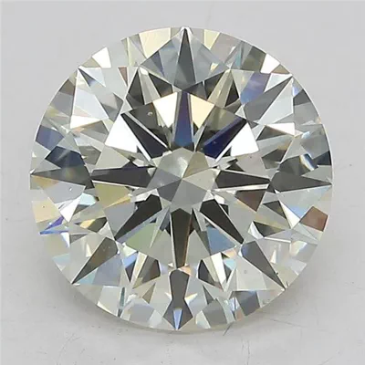 3.17ct J VS2 Rare Carat Ideal Cut Round Lab Grown Diamond