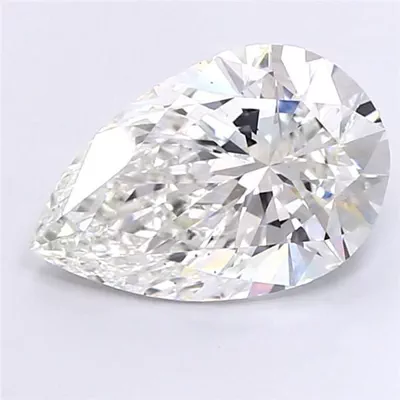 6.03ct G VS2 Rare Carat Ideal Cut Pear Lab Grown Diamond