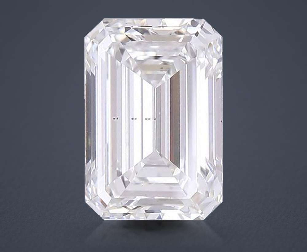 2.09ct E VS2 Rare Carat Ideal Cut Emerald Lab Grown Diamond
