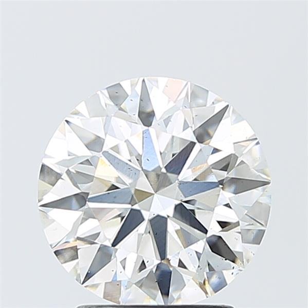 2.54ct F SI1 Rare Carat Ideal Cut Round Lab Grown Diamond