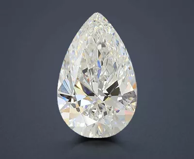 2.95ct F VS1 Rare Carat Ideal Cut Pear Lab Grown Diamond