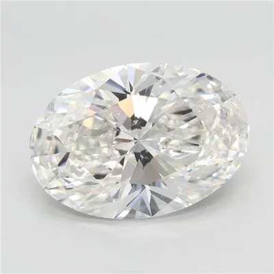 3.54ct G VVS2 Rare Carat Ideal Cut Oval Lab Grown Diamond