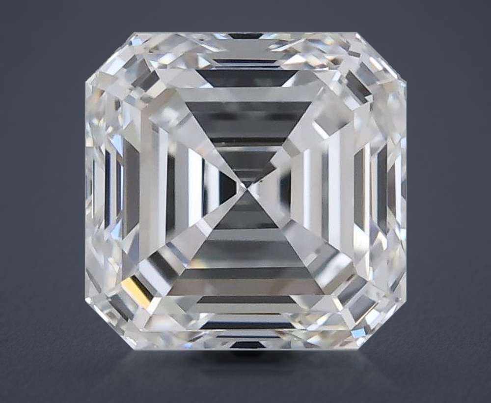 0.60ct F VS1 Rare Carat Ideal Cut Asscher Diamond