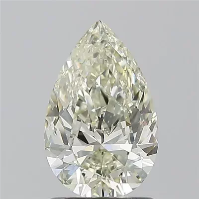 1.22ct K SI2 Rare Carat Ideal Cut Pear Diamond