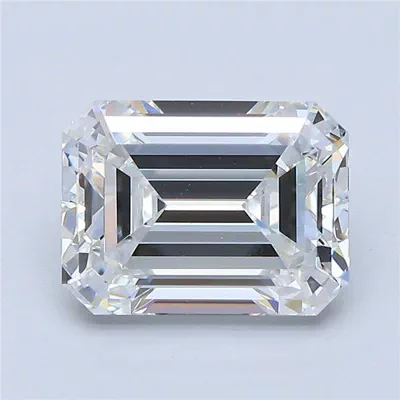 3.68ct F VS1 Excellent Cut Emerald Diamond