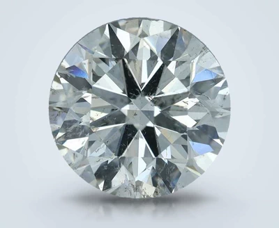 3.50ct I SI2 Rare Carat Ideal Cut Round Diamond