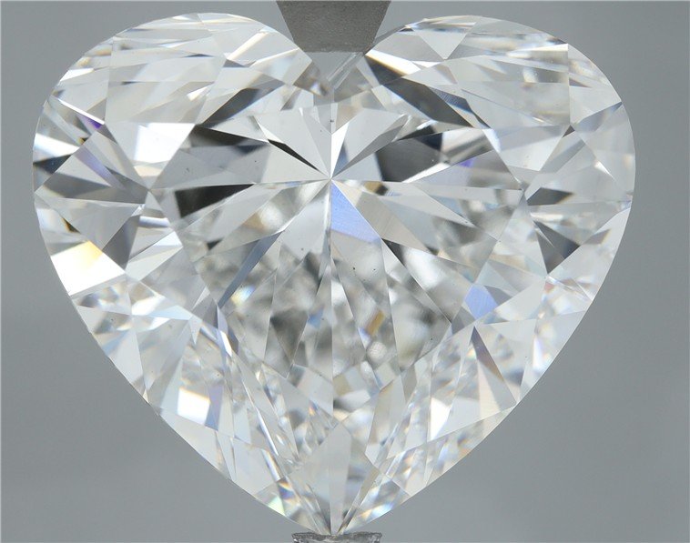 13.07ct F VS1 Rare Carat Ideal Cut Heart Lab Grown Diamond