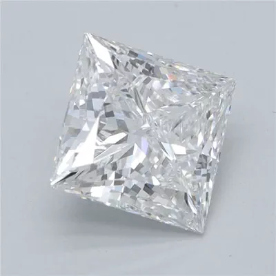 1.96ct E VVS2 Rare Carat Ideal Cut Princess Lab Grown Diamond
