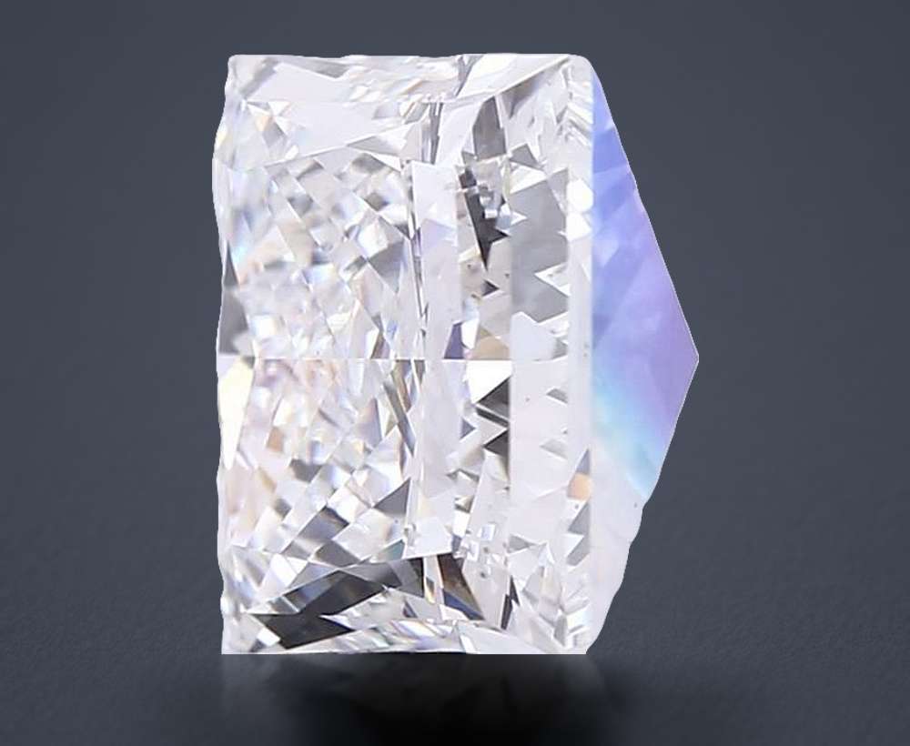 10.06ct F VS2 Rare Carat Ideal Cut Princess Lab Grown Diamond