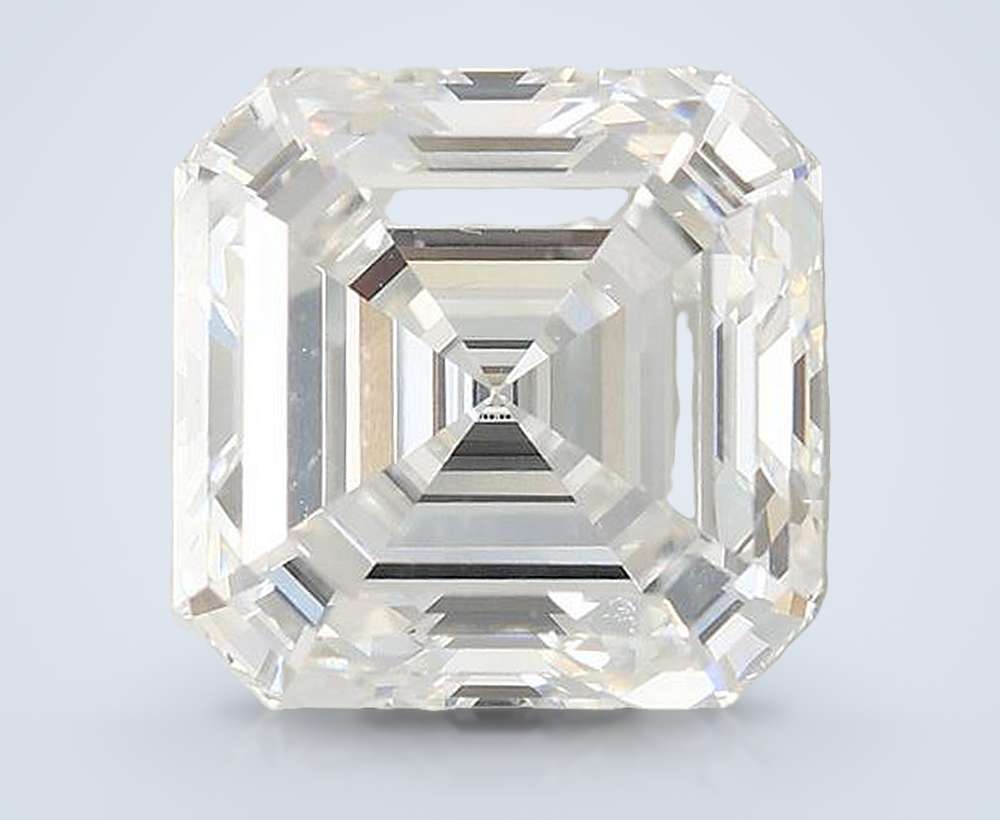 3.59ct F VS1 Rare Carat Ideal Cut Asscher Lab Grown Diamond