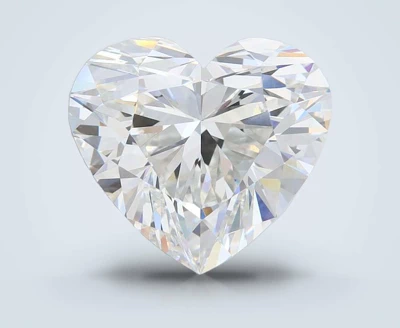 5.06ct E VVS2 Rare Carat Ideal Cut Heart Lab Grown Diamond