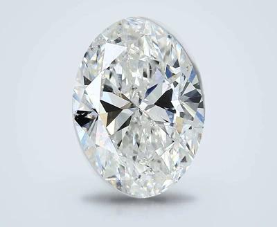 3.22ct H SI2 Rare Carat Ideal Cut Oval Diamond