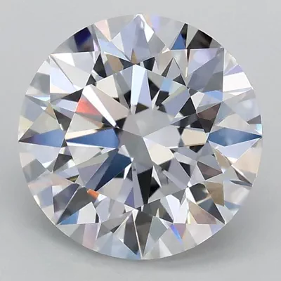2.04ct D VVS2 Rare Carat Ideal Cut Round Lab Grown Diamond