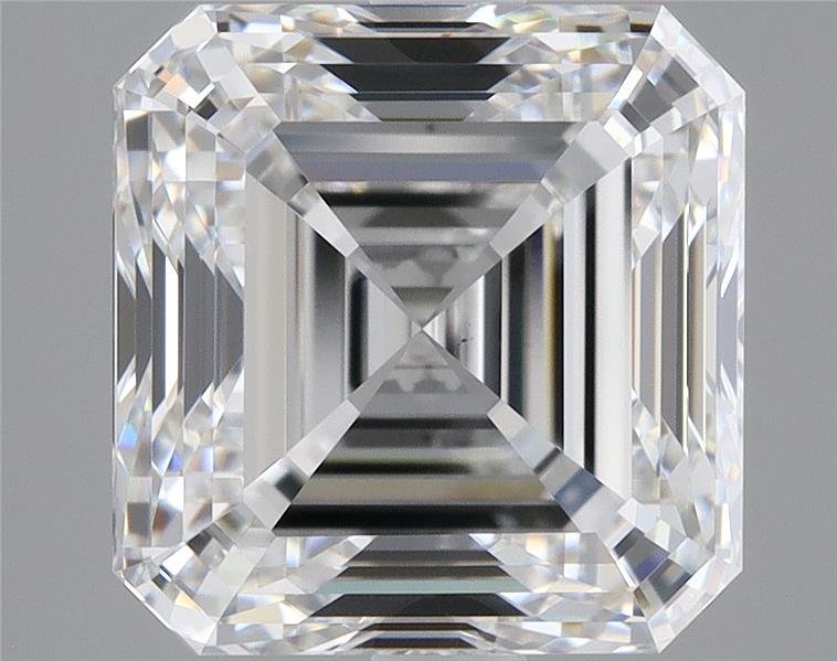 3.50ct F VS1 Very Good Cut Asscher Diamond