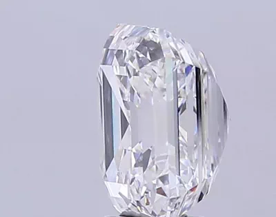 6.55ct E VVS2 Rare Carat Ideal Cut Asscher Lab Grown Diamond