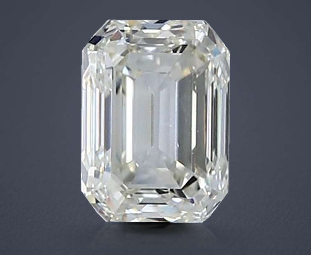 0.90ct J VVS1 Very Good Cut Emerald Diamond
