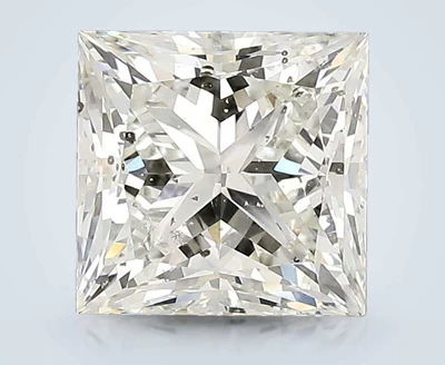 3.00ct I SI2 Rare Carat Ideal Cut Princess Diamond
