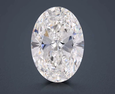 10.01ct F VS2 Rare Carat Ideal Cut Oval Lab Grown Diamond