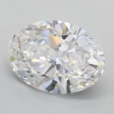 3.02ct E VVS2 Rare Carat Ideal Cut Oval Lab Grown Diamond