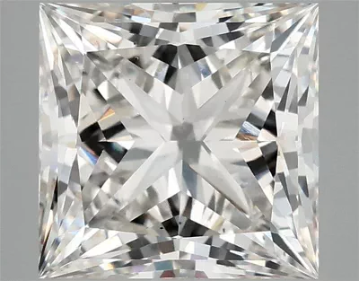 5.09ct G VS1 Rare Carat Ideal Cut Princess Lab Grown Diamond