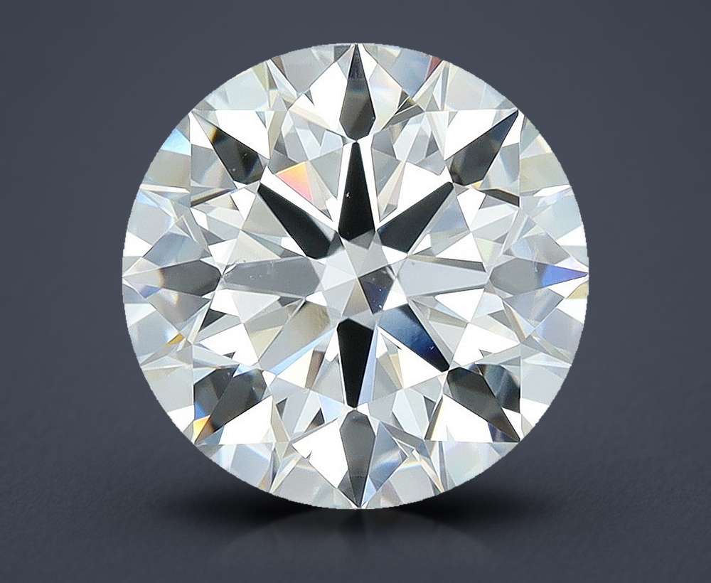 4.01ct J VS2 Rare Carat Ideal Cut Round Diamond