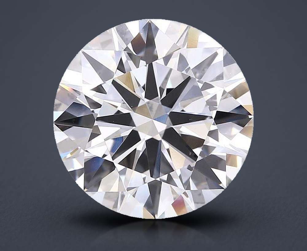 8.63ct F VVS2 Excellent Cut Round Lab Grown Diamond