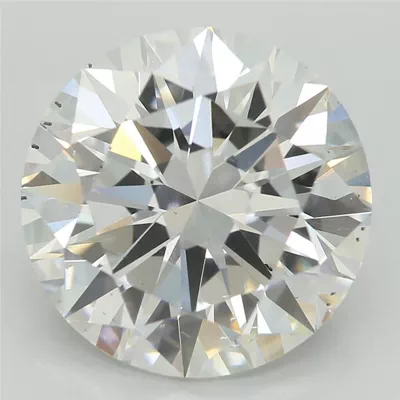 5.04ct D SI1 Excellent Cut Round Lab Grown Diamond