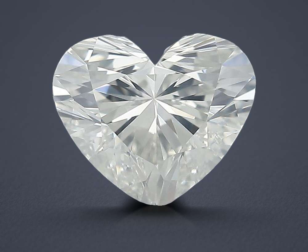0.51ct I SI2 Rare Carat Ideal Cut Heart Diamond