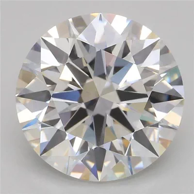 3.01ct F VVS2 Excellent Cut Round Lab Grown Diamond