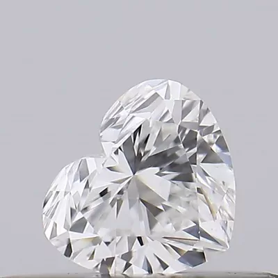 0.24ct E VS2 Very Good Cut Heart Diamond
