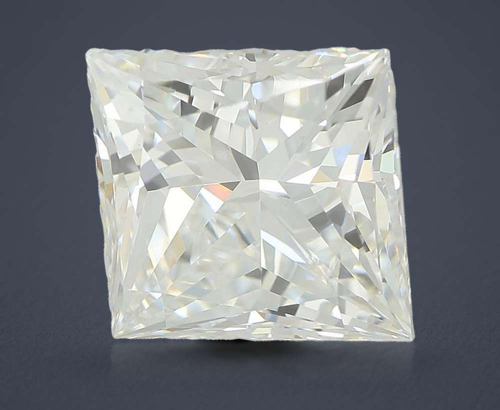 4.03ct E VS1 Rare Carat Ideal Cut Princess Lab Grown Diamond