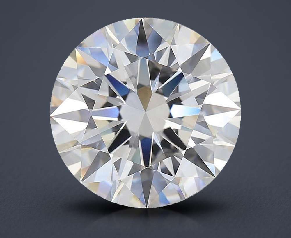 9.01ct G VVS1 Rare Carat Ideal Cut Round Diamond
